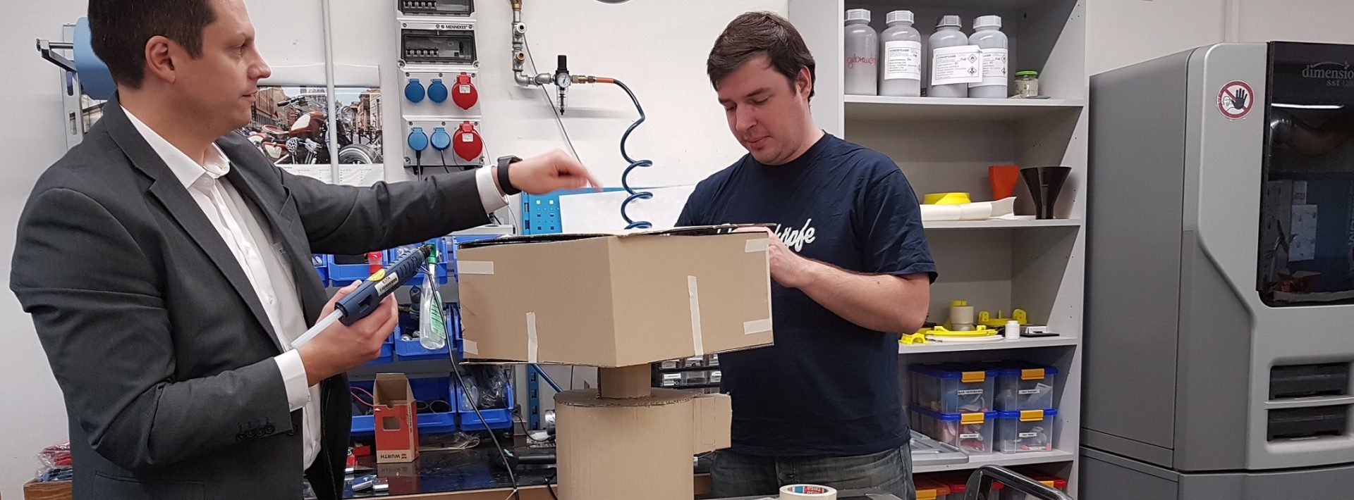 Zusammenarbeit und Design Thinking mit und bei der Firma ESTA Apparatebau GmbH & Co. KG